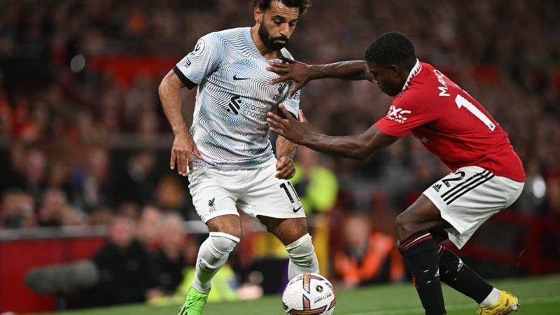 محمد صلاح في مباراة