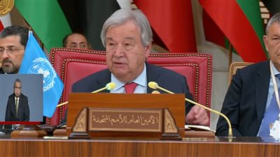 عاجل.. أمين عام الأمم المتحدة: يجب على العرب أن يتوحدوا