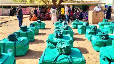 مركز الملك سلمان للإغاثة يوزع مساعدات إنسانية في السودان