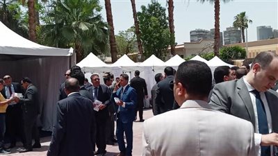 توافد أعضاء نادي قضاة مجلس الدولة لإجراء الانتخابات