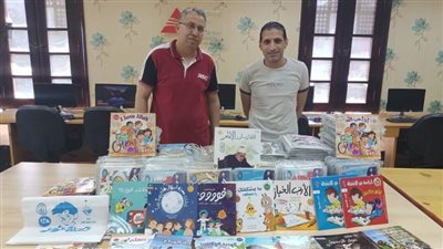 مكتبة مصر العامة بدمنهور تتلقى 1000كتاب تبرعا من مجلة نور للأطفال 