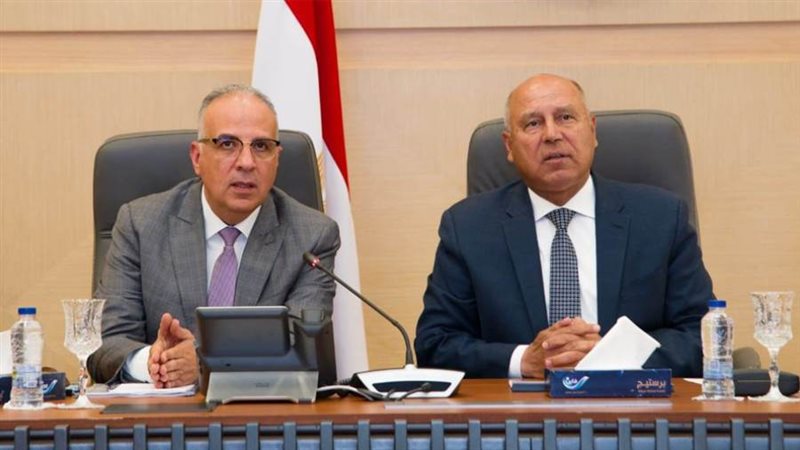 وزيرا الرى والنقل