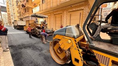 رصف الشوارع الفرعية بمنطقة المجلدة بإيتاي البارود بطول 450م بتكلفة إجمالية 3.5 مليون جنيه