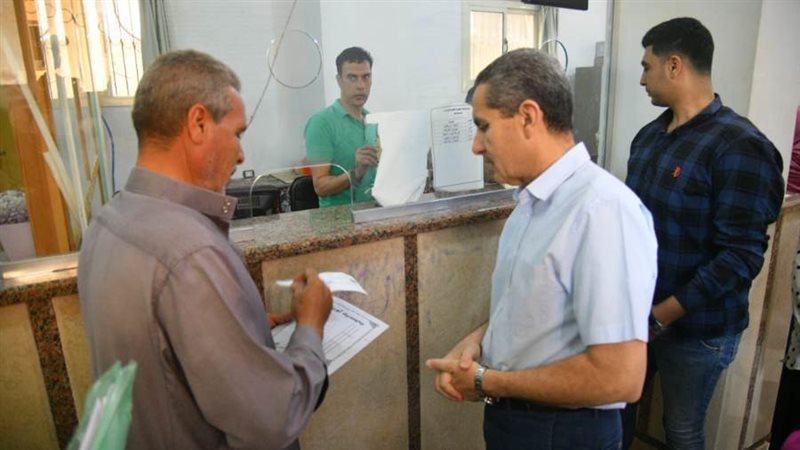 محافظ الغربية يتفقد