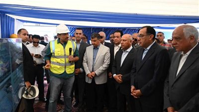 رئيس الوزراء يتفقد أعمال تنفيذ المرحلة الأولى من الخط الرابع لمترو الأنفاق