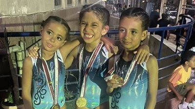 إيزابيلا الهواري تحصد الميدالية الذهبية في بطولة الجمباز الفني تحت سن سبع سنوات