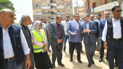 بالصور.. وزير التنمية المحلية ومحافظ الغربية يتفقدان مشروعات الرصف والتطوير بمركزي زفتى والسنطة