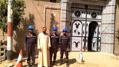 محافظ سوهاج إطلاق أول شعلة غاز طبيعي بقرية منشأة برديس بمركز البلينا 