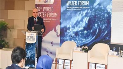 وزير الري: 2.2 مليار شخص على مستوى العالم لا يستطيعون الحصول على مياه الشرب النظيفة