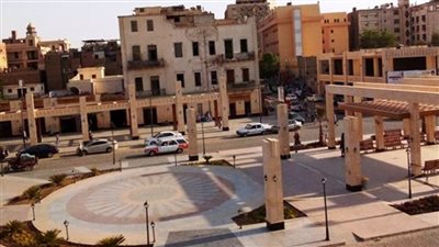 محافظة أسوان تغير أرضية ميدان المحطة ضمن تطوير وتجميل المدينة 