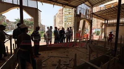 نورالدين يتفقد السوق الدائمة بغرب عاصمة كفر الشيخ