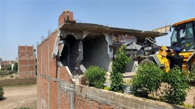 التصدي لتعديات وبناء مخالف في الغربية