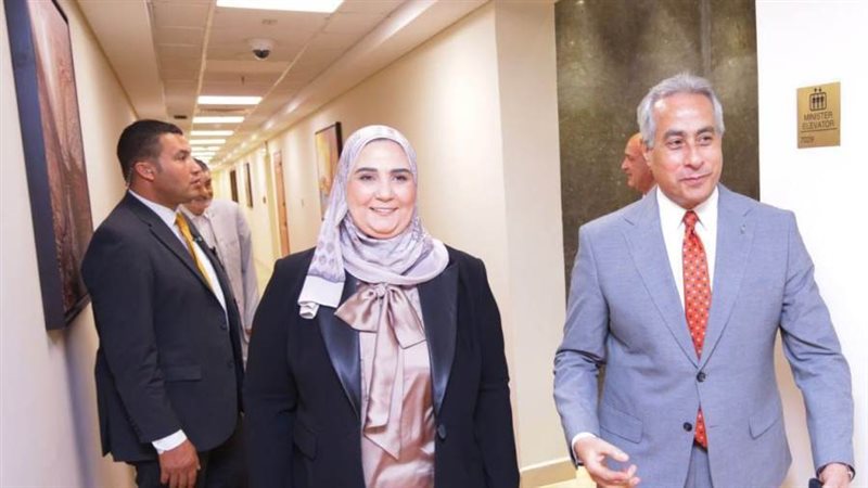 وزير العمل حسن شحاتة