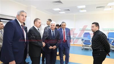 وزير التعليم العالي يتفقد أعمال رفع كفاءة مركز الأورام بجامعة كفر الشيخ