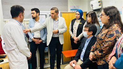 وفد جايكا اليابانية يتفقد عددًا من المنشآت الصحية ببورسعيد