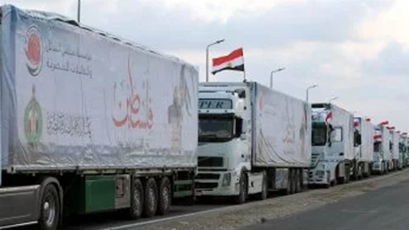 قوافل الإغاثة المصرية