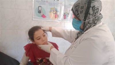 علاج 2087 حالة بقرية الحاجر مركز بني سويف ضمن المبادرة الرئاسية 