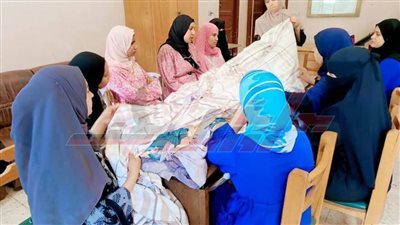 ورشة تفصيل لعضوات نادي الفتاة والمرأة بمركز شباب شباس عمير بكفر الشيخ