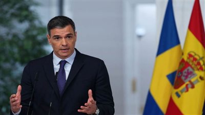 عاجل.. رئيس وزراء إسبانيا: حل الدولتين هو السبيل الوحيد لإحلال السلام بالشرق الأوسط