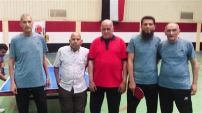 فريق تنس الطاولة بصحة البحيرة يحقق انتصارات متتالية فى بطولة الجمهورية 