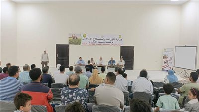 بحوث الصحراء يتابع العمل في التجمعات الزراعية بشمال سيناء 