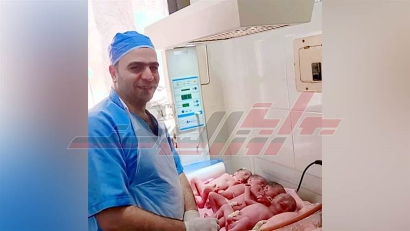 الطبيب والاربع توائم