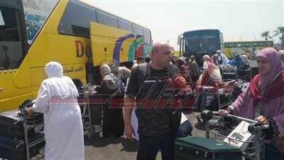 رايحين للنبي الغالي.. حجاج الجمعيات الأهلية بـ”المنوفية“ يغادرون لـ”مكة المكرمة“ ( صور) 