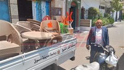 عبد السلام حجازي يقود حملة مكبرة لرفع الإشغالات بمدينة دسوق