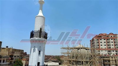 الانتهاء من إحلال وتجديد مئذنة مسجد أبو غنام الأثري ببيلا في كفر الشيخ