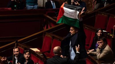 نائب فرنسي يستأنف أمام محكمة أوروبية بعد توقيفه بسبب علم فلسطين