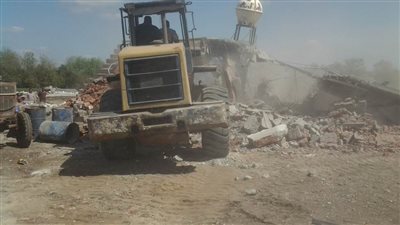 إزالة تعديات ومخالفات بناء في الغربية