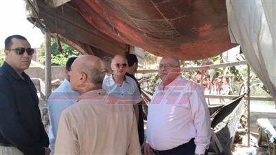السكرتير العام المساعد بكفر الشيخ يتفقد أعمال صيانة كوبري الهويس ببيلا
