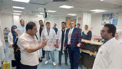 د. محمد أبوالسعد يتفقد مستشفى البرلس المركزي