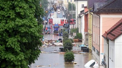 مصرع شخصين وفقدان آخرين في فيضانات جنوبي ألمانيا