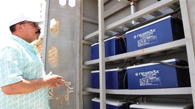 محافظ أسوان يعطي إشارة البدء للتشغيل التجريبى لأكبر مشروع للصرف الصحي بقرية الكاجوج