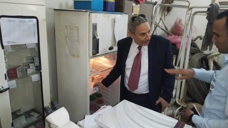 رئيس مركز ملوي خلال