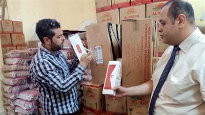 حملة لتموين غرب والجمرك بالإسكندرية لضبط الأسواق