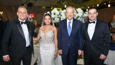  رجال القضاء ونجوم المجتمع في زفاف ابنة المستشار هيثم عباس