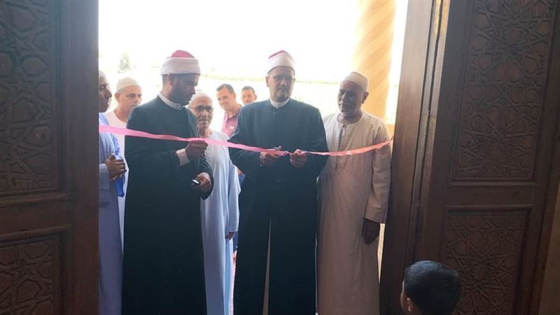 افتتاح مسجدين بمركزى