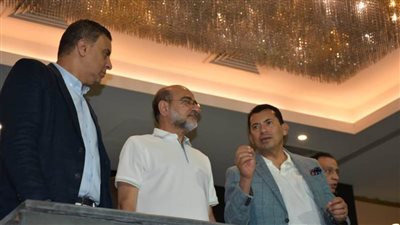 وزير الرياضة يؤازر المنتخب الأولمبي خلال مباراته الودية أمام كوت ديفوار