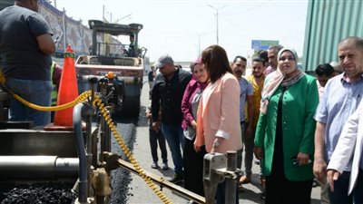 نائب محافظ البحيرة تتفقد أعمال رصف الطريق الدولي الساحلي بتكلفة 67 مليون جنيه