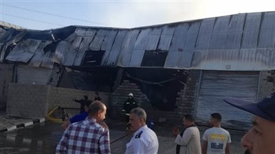 اندلاع حريق في مصنع تعبئة مواد غذائية بأسيوط 