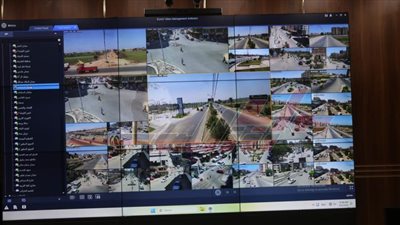 بدء تشغيل منظومة الكاميرات الذكية بكفر الشيخ