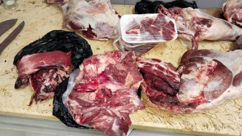 ضبط لحوم غير صالحة