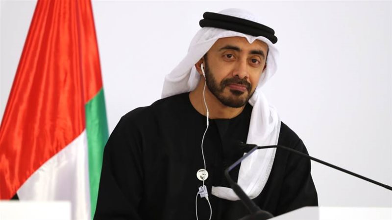 وزير الخارجية الإماراتي