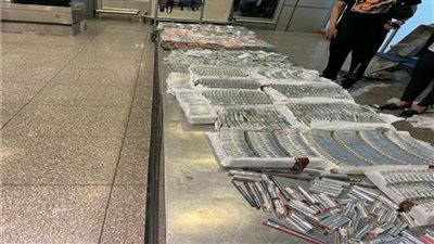 جمارك مطار القاهرة الدولي تضبط 7 محاولات تهرب جمركي
