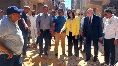 بلبع تتفقد أعمال توسعة وتطوير مدخل مدينة كفر الدوار .. صور 