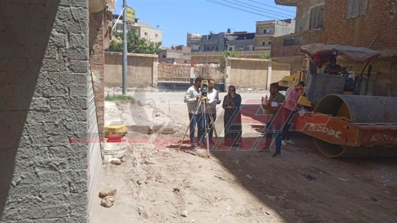 بدء اجراءات الرصف