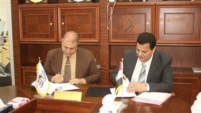 جامعة بني سويف التكنولوجية توقع بروتوكول تعاون مع مديرية التربية والتعليم