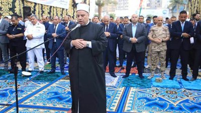 محافظ الجيزة يؤدي صلاة عيد الأضحى المبارك بمسجد مصطفى محمود